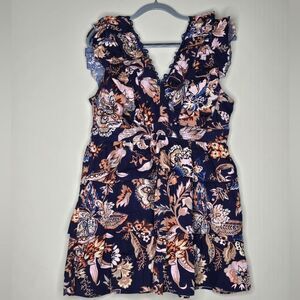 Anthropologie Sleeveless Ruffled Mini Dress New with tags XL